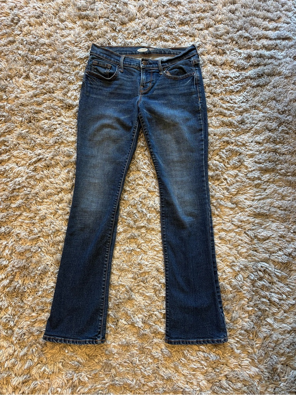 Old Navy Women’s Dark Blue low-rise Bootcut Jeans